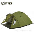 4.5kg 녹색 야외 캠핑 이중 레이어 텐트